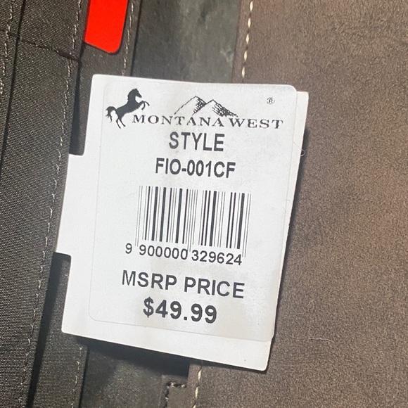 Montana West Brown Clutch with Studded Design - Picture 2 of 5